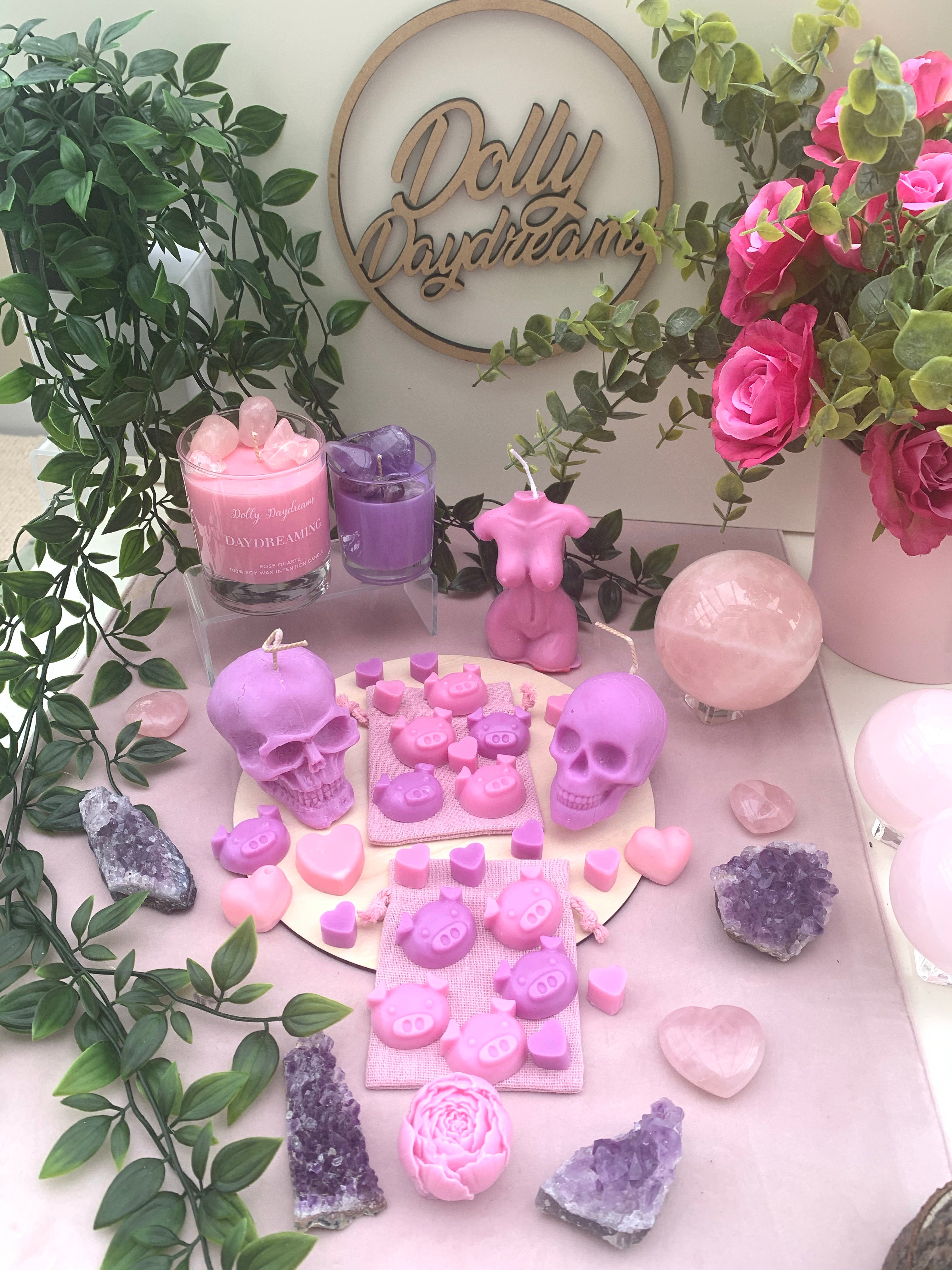 Crystal Intention Candles Dolly Daydreams