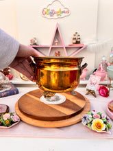 Load image into Gallery viewer, Brass cauldron / planter