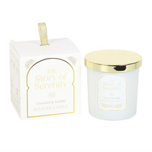 Load image into Gallery viewer, The Story of Serenity Coconut & Vanilla Candle