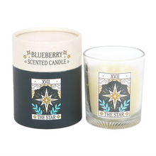 Load image into Gallery viewer, The Star Vintage Tarot Blueberry Candle
