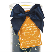 Load image into Gallery viewer, Starry Night Cinnamon & Blackberry Tube Candle