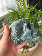 Load image into Gallery viewer, Moss Agate Skull