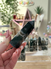 Load image into Gallery viewer, Moss Agate Towers