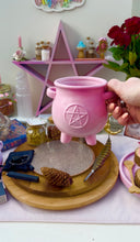 Load image into Gallery viewer, Pink Terracotta Cauldron