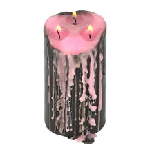 Load image into Gallery viewer, Large Pink Vampire Tears Pillar Candle