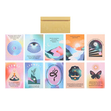 Load image into Gallery viewer, Aura Affirmation Cards with Wooden Stand