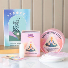 Load image into Gallery viewer, Aura Affirmation Cards with Wooden Stand
