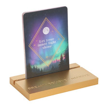 Load image into Gallery viewer, Ethereal Affirmation Cards with Wooden Stand