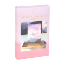 Load image into Gallery viewer, Ethereal Affirmation Cards with Wooden Stand