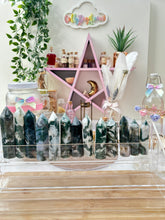 Load image into Gallery viewer, Moss Agate Towers