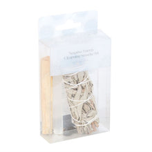 Load image into Gallery viewer, Negative Energy Smudge Kit with Hematite