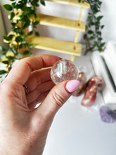Load image into Gallery viewer, Clear Quartz Spheres with rainbows