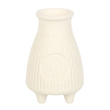 Load image into Gallery viewer, Cream Ribbed Palo Santo Brick Burner