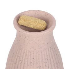 Load image into Gallery viewer, Greige Ribbed Palo Santo Brick Burner
