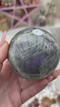 Load and play video in Gallery viewer, Purple Labradorite Sphere  ( A )
