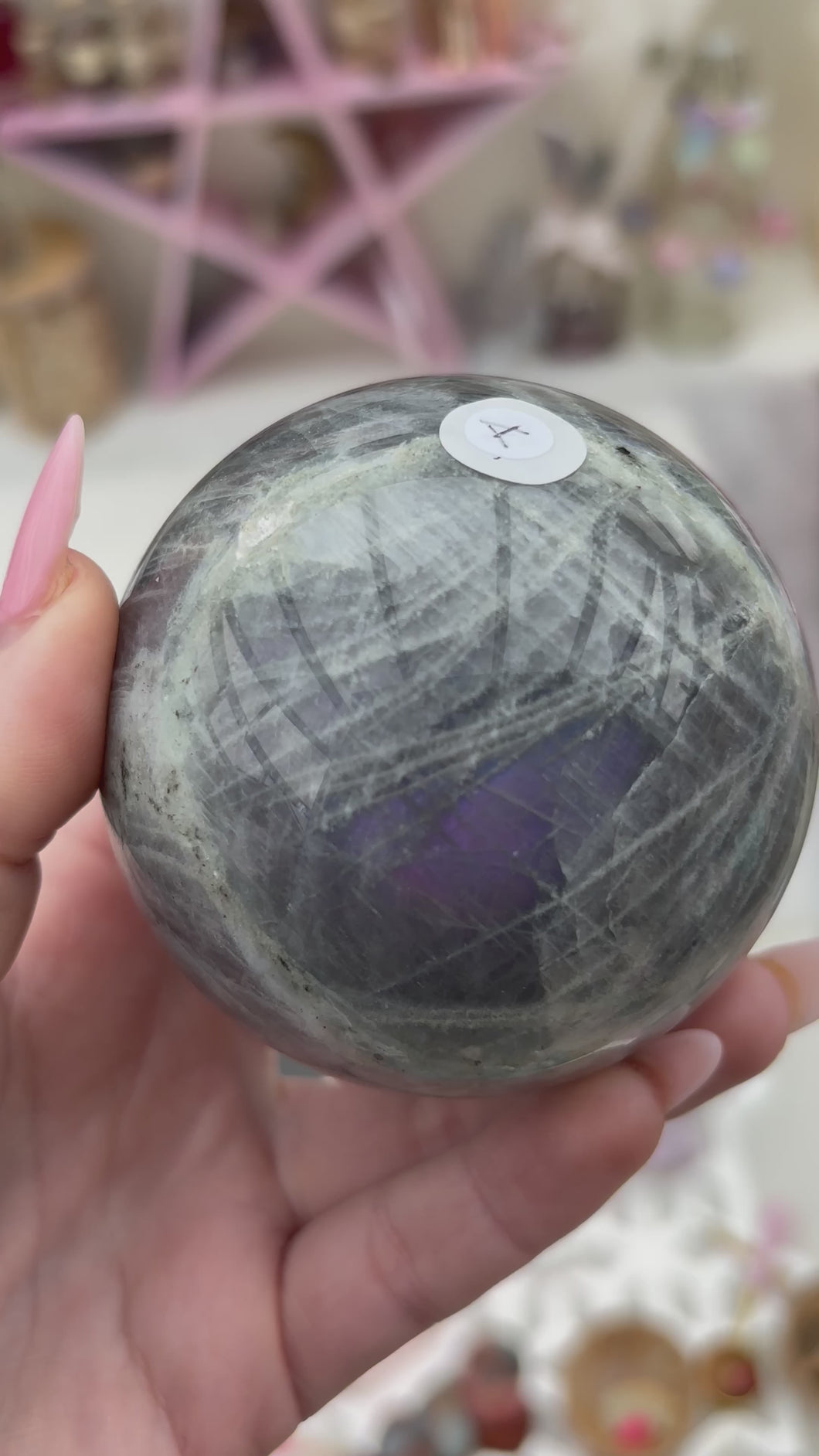 Purple Labradorite Sphere  ( A )