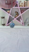 Load and play video in Gallery viewer, Tumble stone / Natural Crystal Cage Necklace
