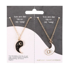 Load image into Gallery viewer, Pair of Yin Yang Best Friend Pendant Necklaces