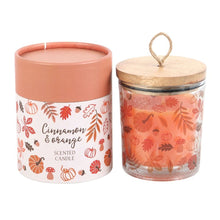 Load image into Gallery viewer, Autumn Leaves Cinnamon & Orange Candle
