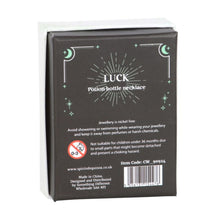 Load image into Gallery viewer, Luck Green Aventurine Crystal Chip Potion Bottle Necklace