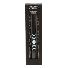 Load image into Gallery viewer, Set of 3 Black Magic Mystical Taper Candles