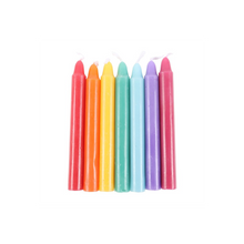 Load image into Gallery viewer, Pack of 14 Unscented Chakra Energy Candles