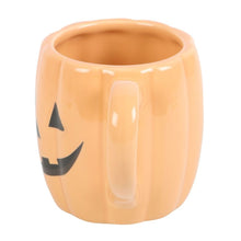 Load image into Gallery viewer, Jack-o'-Lantern Pumpkin Shaped Mug