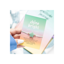 Load image into Gallery viewer, Shine Bright Aventurine Crystal Star Bracelet
