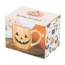 Load image into Gallery viewer, Jack-o'-Lantern Pumpkin Shaped Mug