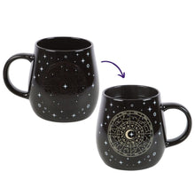 Load image into Gallery viewer, Astrology Wheel Heat Change Mug