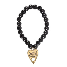 Load image into Gallery viewer, Talking Board Planchette Beaded Charm Bracelet