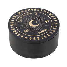 Load image into Gallery viewer, Black Talking Board Jewellery Box