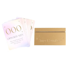Load image into Gallery viewer, Angel Number Affirmation Cards with Wooden Stand