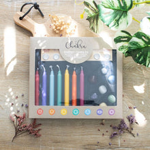 Load image into Gallery viewer, Chakra Energy Candle and Crystal Gift Set
