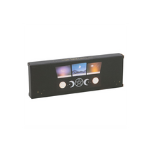 Load image into Gallery viewer, Black Triple Moon Tarot Card Stand Tealight Holder