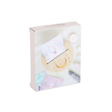Load image into Gallery viewer, Natural Crystal Crescent Moon Tarot Card Stand
