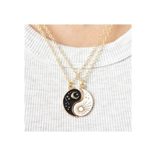 Load image into Gallery viewer, Pair of Yin Yang Best Friend Pendant Necklaces