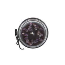 Load image into Gallery viewer, Crystal Witch Jasmine Tube Candle with Amethyst Chips