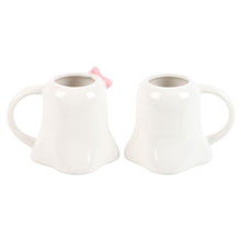 Load image into Gallery viewer, Mr and Mrs Boo Ghost Shaped Mug Set