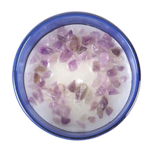 Load image into Gallery viewer, The Moon Amethyst Crystal Chip Candle
