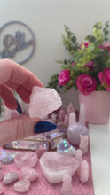 Load and play video in Gallery viewer, Raw / Rough / Natural Rose Quartz Chunks
