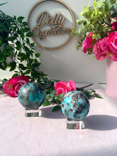 Load image into Gallery viewer, Amazonite with Black Smokey Quartz & Mica Spheres