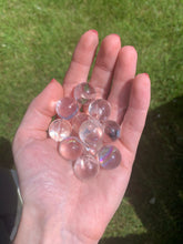 Load image into Gallery viewer, Clear Quartz Spheres with rainbows