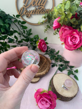 Load image into Gallery viewer, Clear Quartz Spheres with rainbows