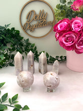 Load image into Gallery viewer, Pink Amethyst Towers and Spheres