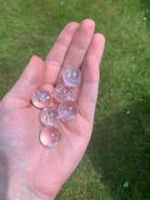 Load image into Gallery viewer, Clear Quartz Spheres with rainbows