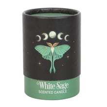 Load image into Gallery viewer, Luna Moth White Sage Candle