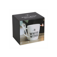 Load image into Gallery viewer, White Witch Mug and Spoon Set