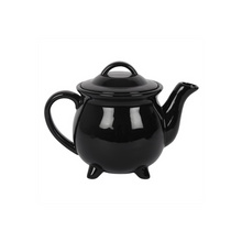Load image into Gallery viewer, Witches Brew Ceramic Cauldron Tea Set
