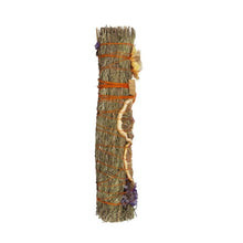 Load image into Gallery viewer, 9in Ritual Wand Smudge Stick with Rosemary, Lavender, and Orange
